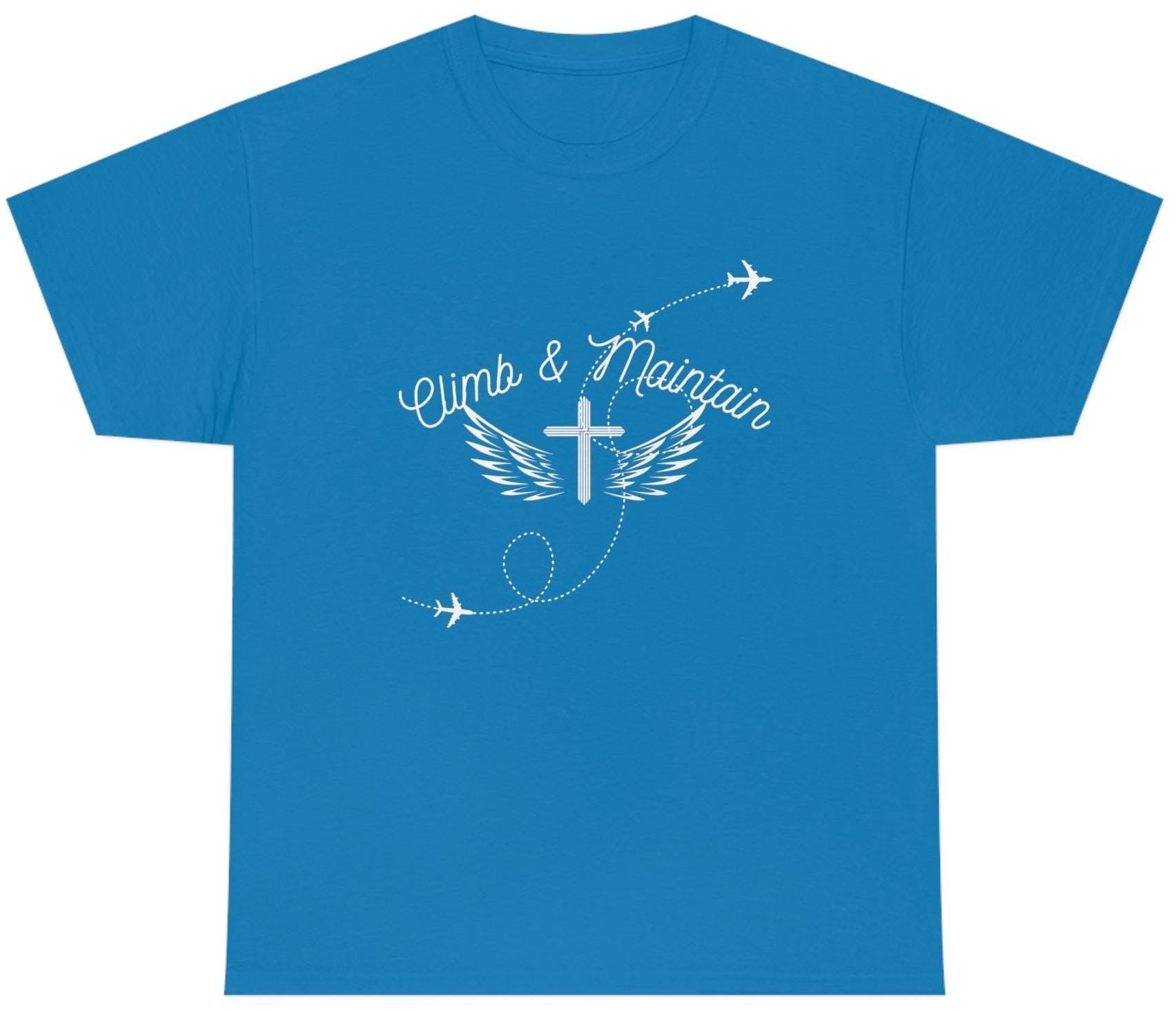 T-shirt for Aviator, Father's Day Gift, Spiritual Gifts For Her Or Him, Christian Gift, Positive Tees, Unisex Heavy Cotton Tee